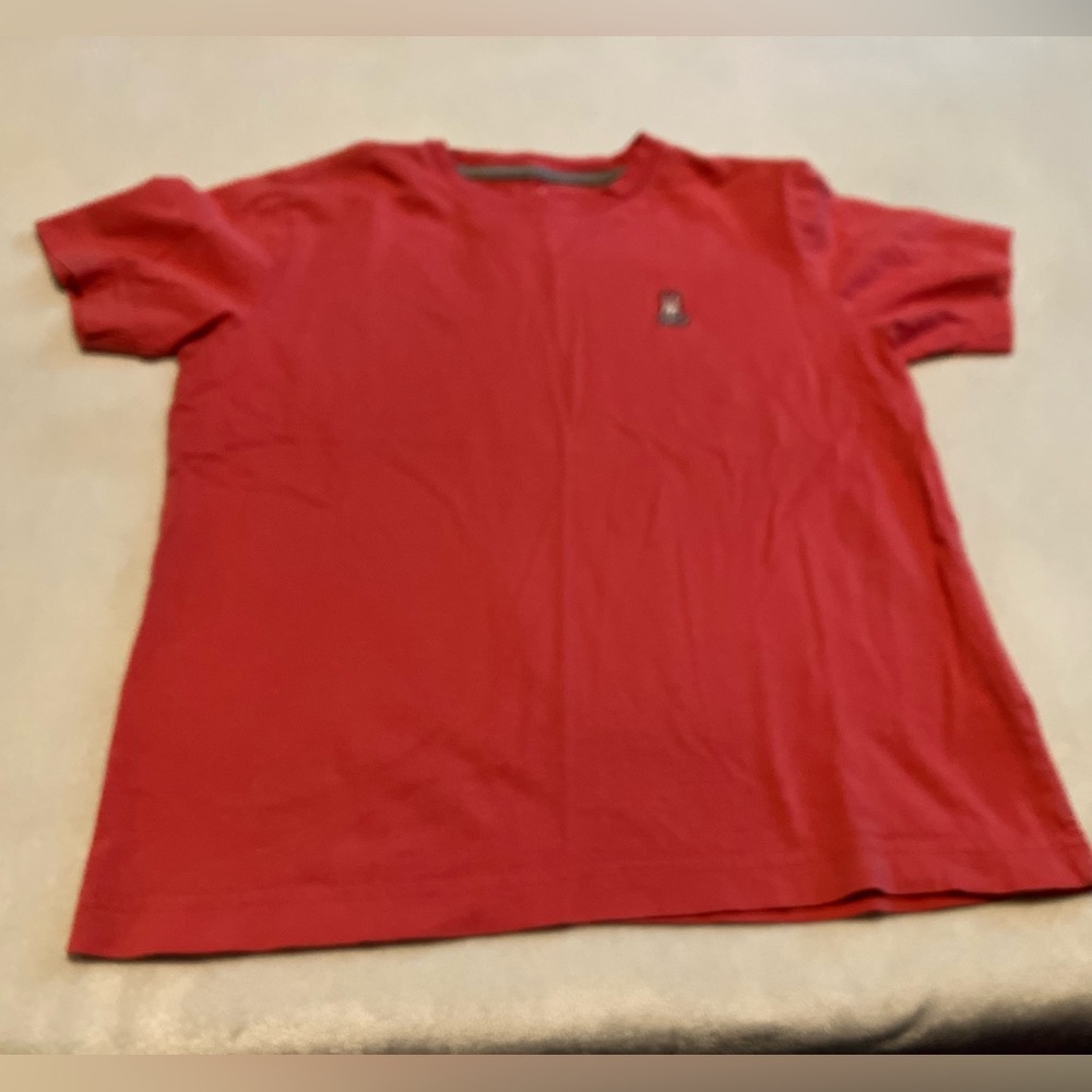 Psycho Bunny Red Short Sleeve Tee